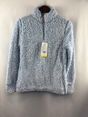 Women’s Weatherproof Vintage Small Periwinkle Sherpa Pullover